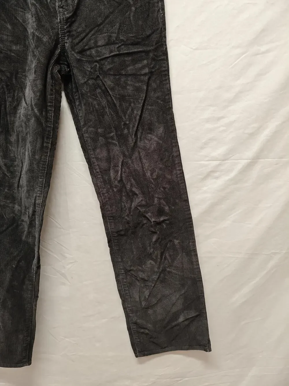 Old Navy Corduroy Pants Womens 16 Black Straight Leg Five Pocket Casual